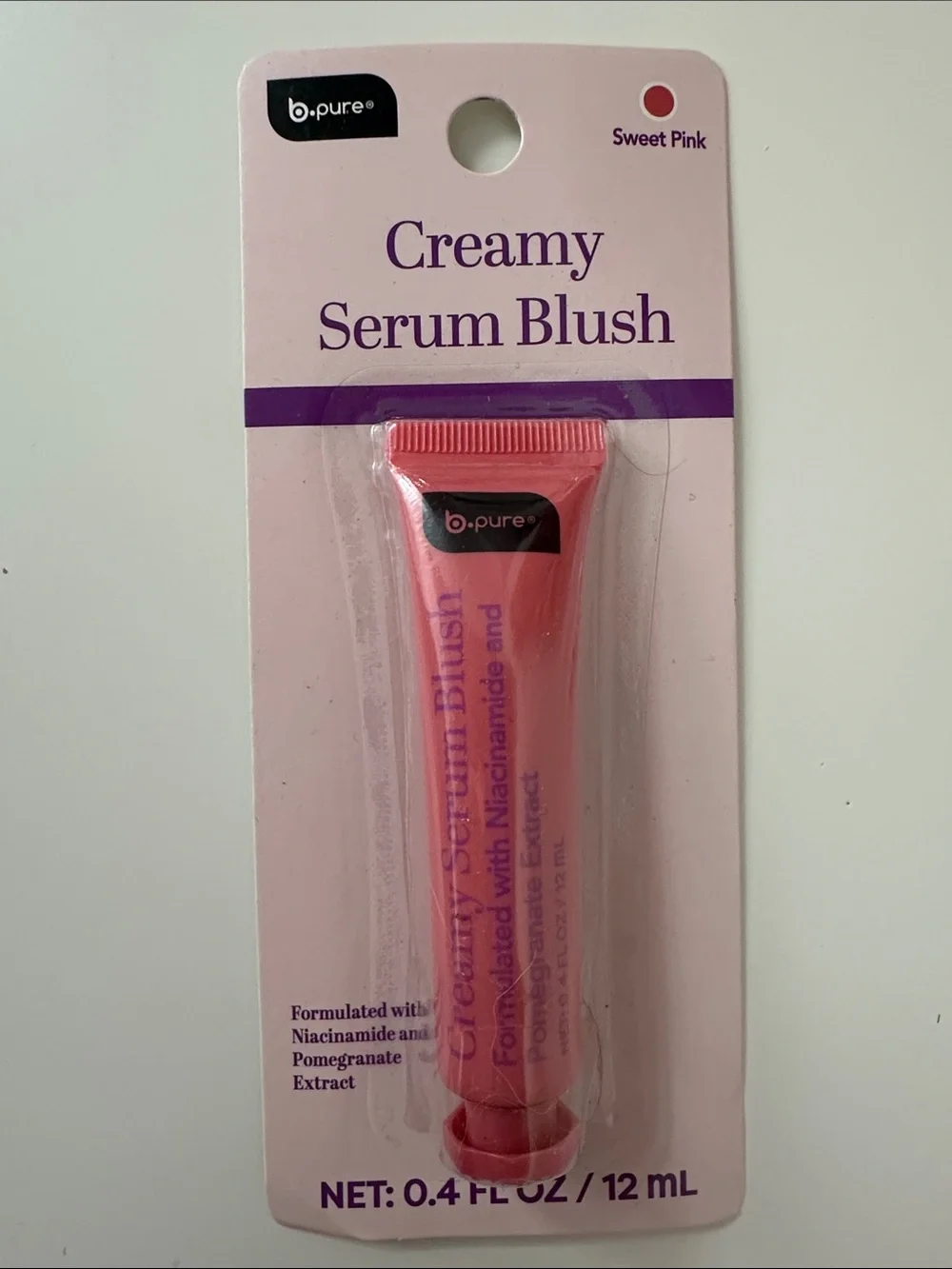 b Pure Plumping Glossy Lip Balms (Magenta & Watermelon) & Creamy Serum Blush